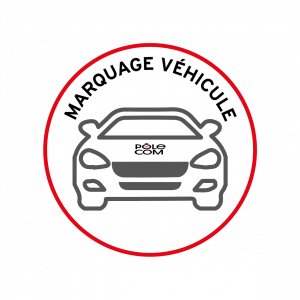 MARQUAGE VEHICULE - POLE COM ICON